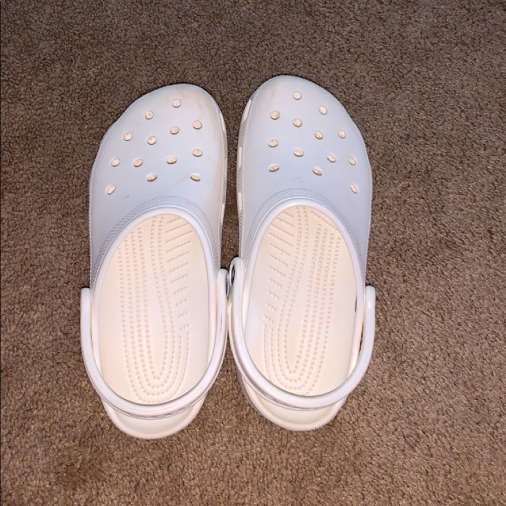 White Crocs